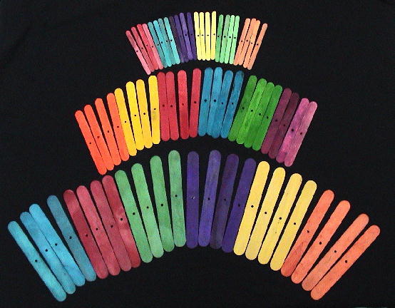 Colored Tongue Depressors: 24 Packs in 3 Sizes